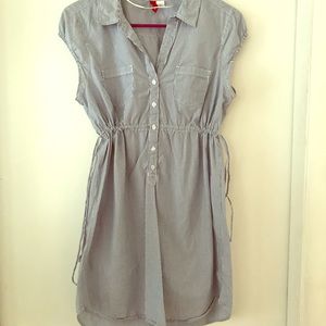 H&M Striped Button up dress